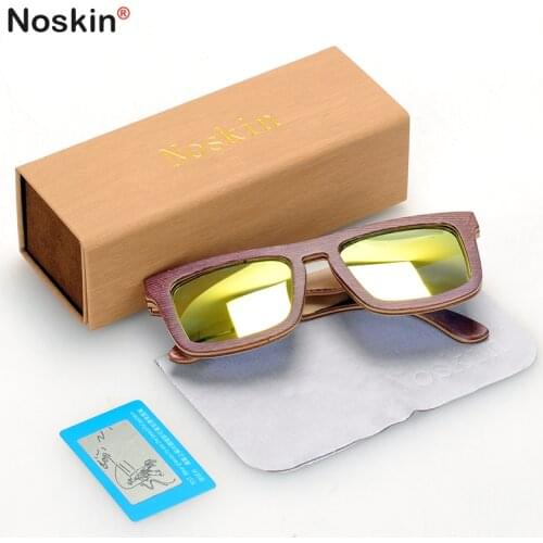 2021 New!Top quality Multicolour Wooden Mirror Coating Polaroid Mens Glasses Fashion Cool popular Square Sunglasses For Men