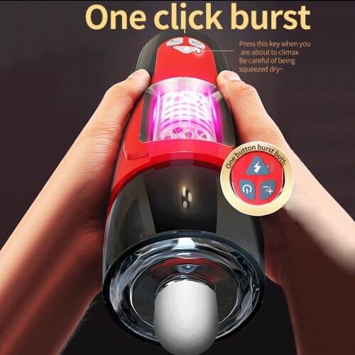 Male Masturbator Adjustable Modes Stroker Automatic Telescopic Rotation Vagina Real Pussy Sucker Sex toys for men masturbating