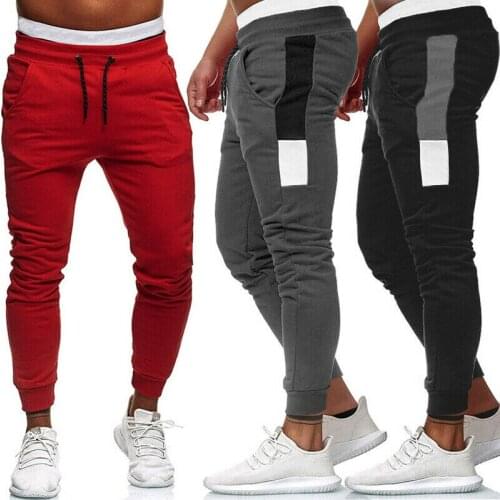 2021 New Fashion Mens Track Pants Long Trousers Tracksuit Fitness Workout Joggers Sweatpants Autumn Spring Hot Selling Pants