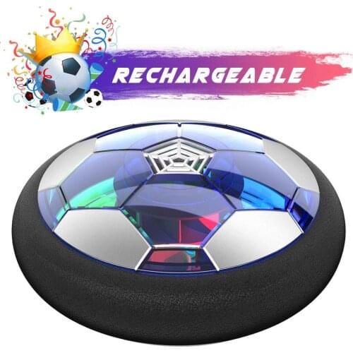 Rechargeable Air Soccer LED Football Hover Soccer Ball Floating Indoor Soccer Training Equipment Sports Toys for Boys Girls