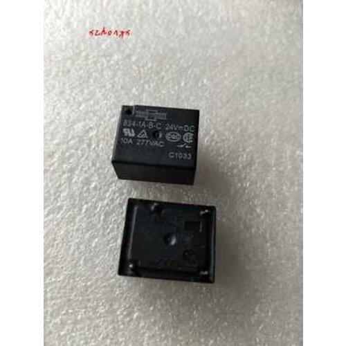 Relay 834-1A-B-C-24VDC 4 foot 10A