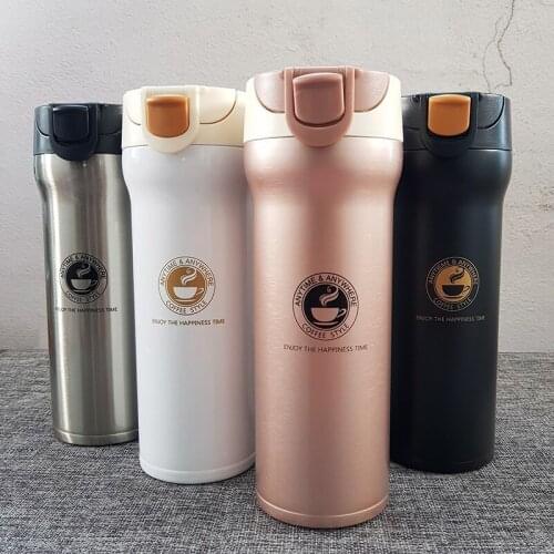 Hot Quality Double Wall Stainless Steel Vacuum Flasks 350ml 500ml Car Thermo Cup Coffee Tea Travel Mug Thermol Bottle Thermocup
