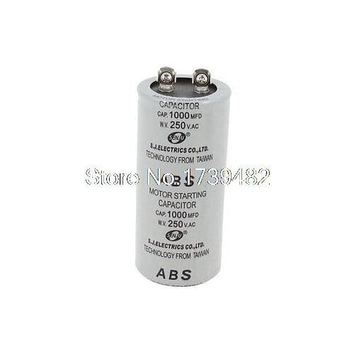 Screw Terminals Motor Start Capacitor 1000MFD 1000uF 250VAC