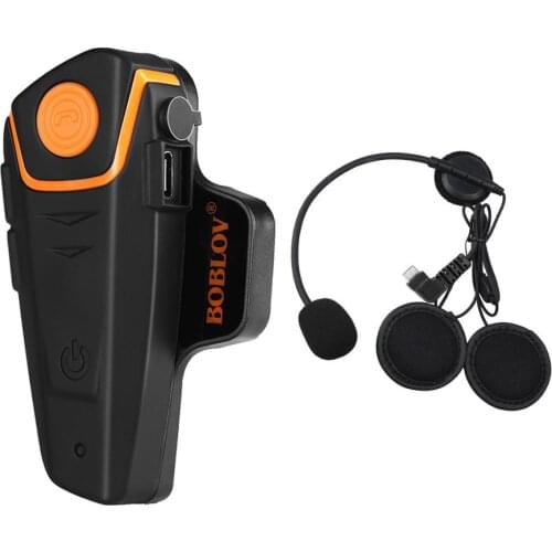 Waterproof BT-S2 Multi BT Interphone 1000M Motorcycle Bluetooth Helmet Intercom Intercomunicador Moto Interfones Headset FM MP3