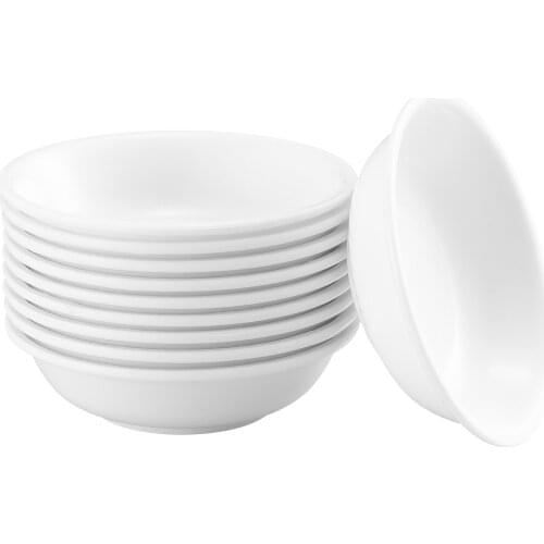 10pcs Seasoning Dishes Sushi Dipping Bowl Vinegar Spice Sauce Dishes Mini Appetizer Plates Saucer Kitchen Tableware