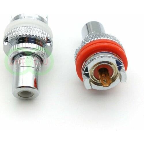 2pcs/20pcs gold-plated copper RCA socket panel mount chassis socket set