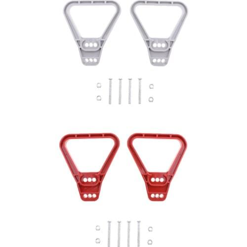 2PCS Winch Trailer 350A Battery Quick Disconnect Connector Plug Handles Grey