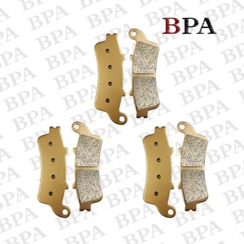 BPA Sintering Copper Base Motorcycle Front Rear Brake Pads For HONDA VFR800 CBR1100 Blackbird ST1300 GL1800 Goldwing
