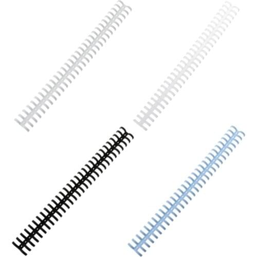 30 Holes Circles Ring Loose-leaf Paper Book Scrapbook Album Binding Plastic Binder Spiral A4 Notebook Supplies 77HA