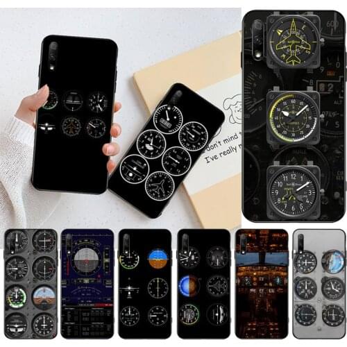 Aviation Aeroplane Helicopter Cockpit Phone Case For Huawei Nova 6se 7 7pro 7se honor 7A 8A 7C Prime2019
