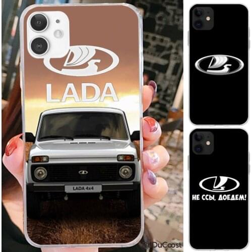 Riccu Russian National Automobile LADA Phone Case For iPhone 7 8 Plus X XS Max XR Coque Case For iphone 5s SE 2020 6 6s 11Pro 12