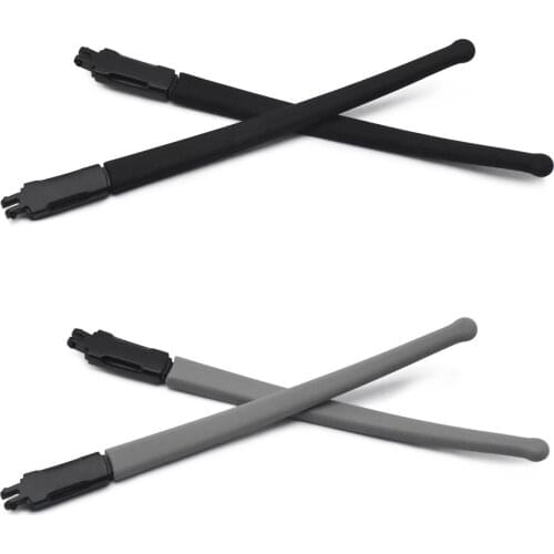 HKUCO Black/Grey Rubber Replacement Black Frame Legs For Marshal MNP OX8091 Glasses frame