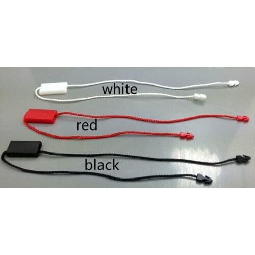 Clothing string double side buckle/string seal/tag line/garment hang tag thread Free Shipping