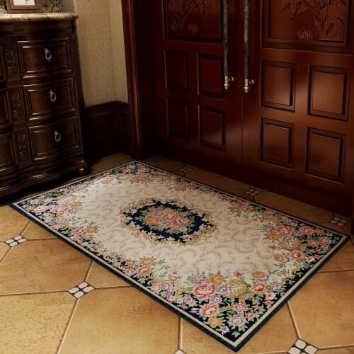 Europe Style Floor Carpet Bedroom Living Room Door Mat Wear-Resisting Rug