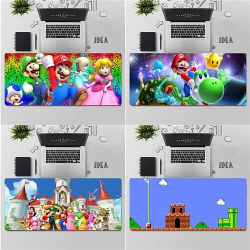 FHNBLJ High Quality super mario Natural Rubber Gaming mousepad Desk Mat Free Shipping Large Mouse Pad Keyboards Mat