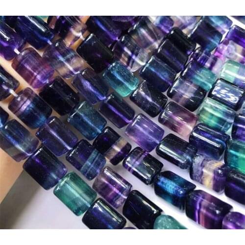 Fluorite purple triangle 11*14 mm for DIY jewelry making loose beads FPPJ wholesale beads nature gemstone
