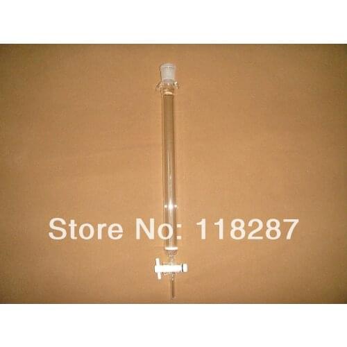 100ML lab glass chromatography column,24/29,ID=25mm,body Length=300mm,porosity 3#,lab Chromatography