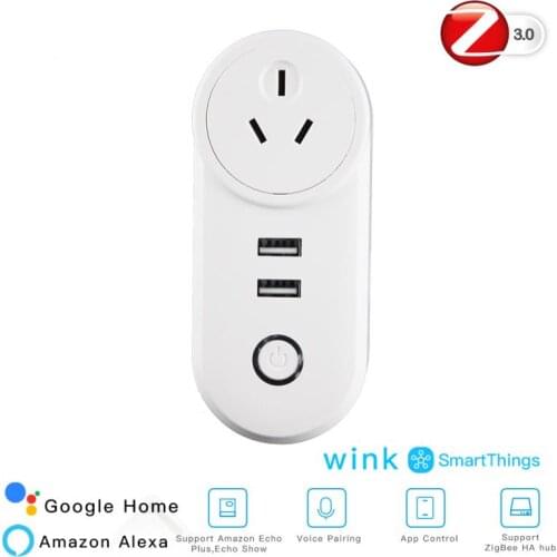 ZigBee 3.0 Switch Outlet Smart Socket Compatible Echo Plus Alex UK/US/EU/AU Plug 2020 NEW