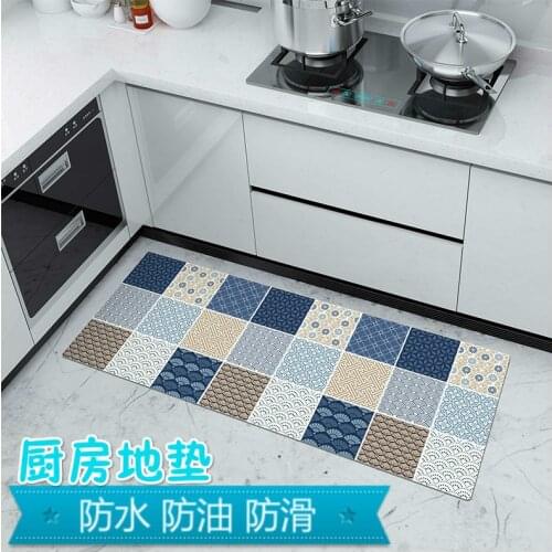 High Smudge Resistance Leather Kitchen Mats Carpet Bath Anti Slip Large Bathroom Rug Mats Toilet Mat Bathroom Carpets And Rugs