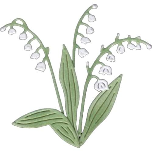 Lily of the Valley Metal Cutting Dies New Stencils for DIY Scrapbooking Ablum Photo Paper Card Craft Fun Decor Embossing