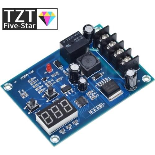TZT XH-M603 Charging Control Module 12-24V Storage Lithium Battery Charger Control Switch Protection Board With LED Display NEW
