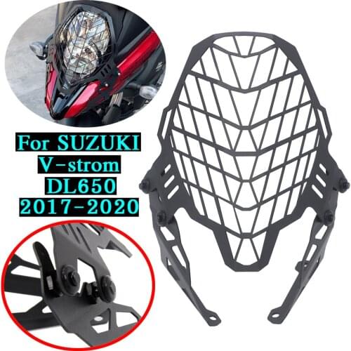 Motorcycle Headlight Head Light Guard Protector Cover Protection Grill For SUZUKI DL650 V-strom DL 650 Vstrom 650 2017-2020 2019