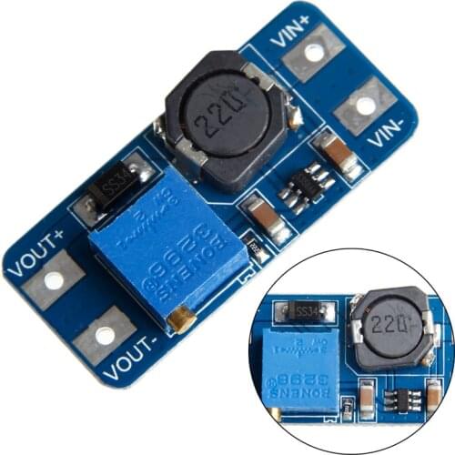 MT3608 DC DC Step Up Module Adjustable Converter Booster Power Supply Output 2A