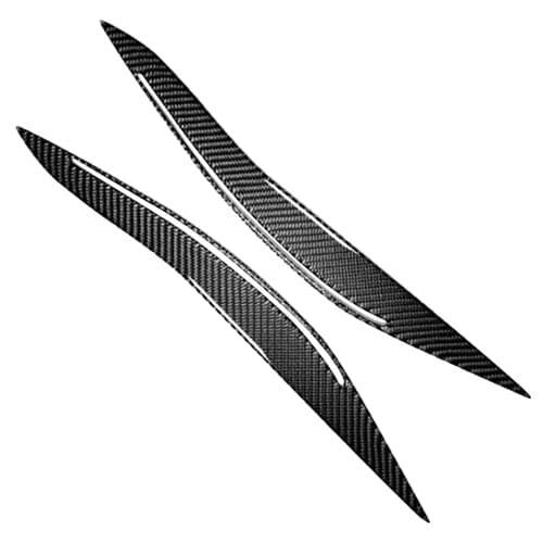 Carbon Fiber Car Headlight Eye Lid Eyebrow Cover Trim fit for BMW 5 Series F18 F10 520li 525 2011 2012 2013 2014 2015 2016 2017