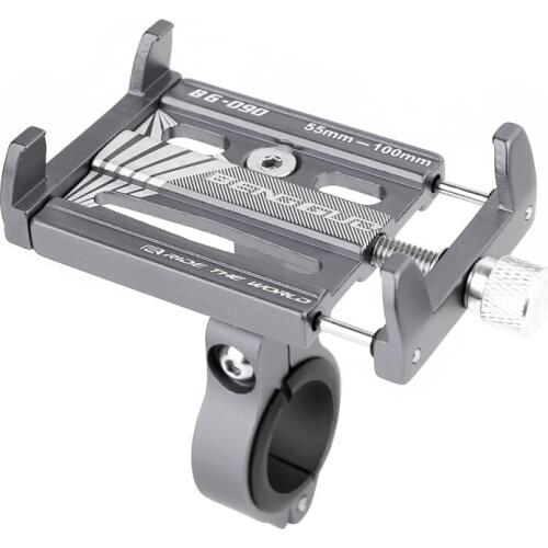 New Aluminum Alloy Mobile Phone Bracket Mountain Bike Motorcycle Mobile Phone Accessories Phone Holder Anti-Slip Stand