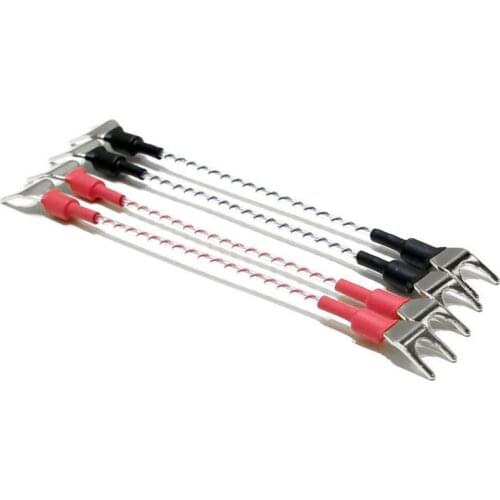 One set Valhalla 7N Top-rated Silver Plated with speaker cable jump cable For Amplifier CD Player