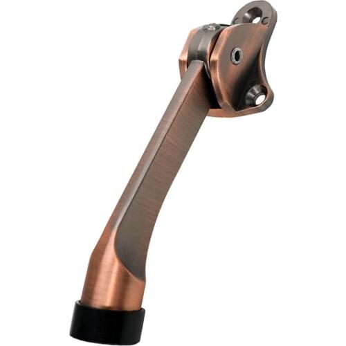 Kickdown Door Stopper Premium Holder Doorstop Heavy Duty Metal Kickstand For Home Heavy Door Door Hardware WWO66