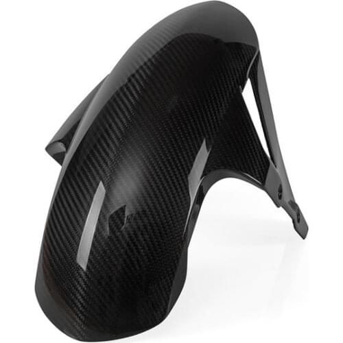 Carbon Fiber Front Mudguard Fender Twill Weave Pattern Front Wheel Cover For BMW S1000RR 2019 2020