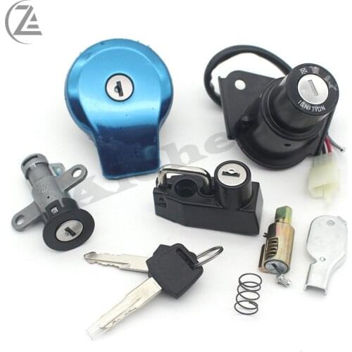 Motorcycle Ignition Switch Fuel Lock Gas Cap Key Set For Yamaha VIRAGO XV125 XV250 XV535VIRAGO XXV240 250 3LS 535 2UJ V star 4RF