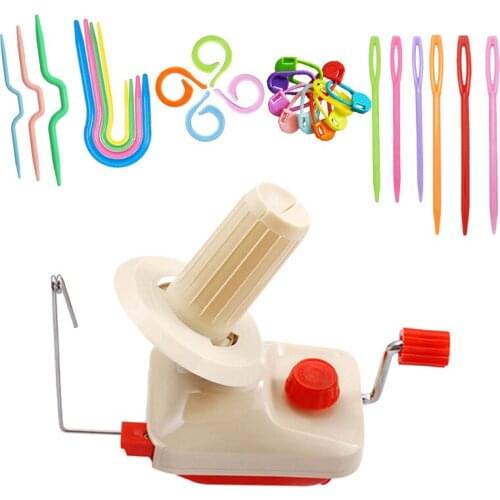 Portable Thread Ball Winder Manual Knitting Roll String Sewing Accessories for Household Use B2Cshop