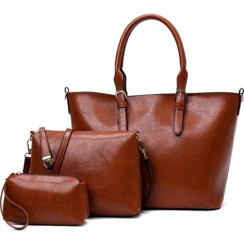 Casual Tote Bag Patent leather Women Print Messenger Shoulder Composite Bags Ladies Purse And Handbags Femme Handbag 2019