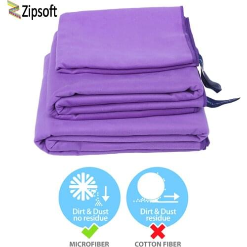 Zipsoft Compressed Beach towel Microfiber Violet Quick Drying Towels for Bath Travel Sports Camping Swim Toalha de banho Large