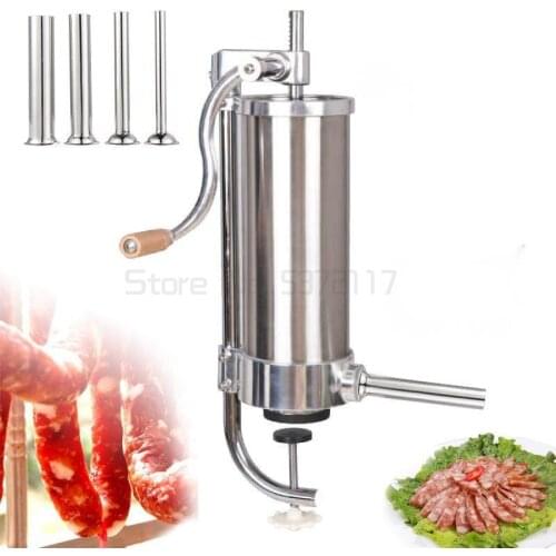 Table Mount Sausage Maker Stainless Steel Sausage Stuffing Sausage Syringe Homemade Meat Filler Sausage Maker