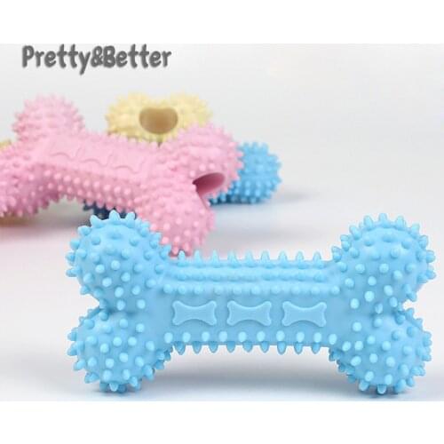 Pretty&Better Pet Product Rubber Dog Toy with Thorn Bone Rubber Molar Teeth Pet Toy Dog Bite Resistant Molar Training Grinding