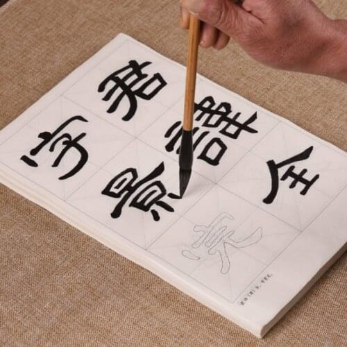Chinese Calligraphy Copybook Official Script Writing Brushes Copybook Introduction for Beginners Adult Lishu Characters Practice
