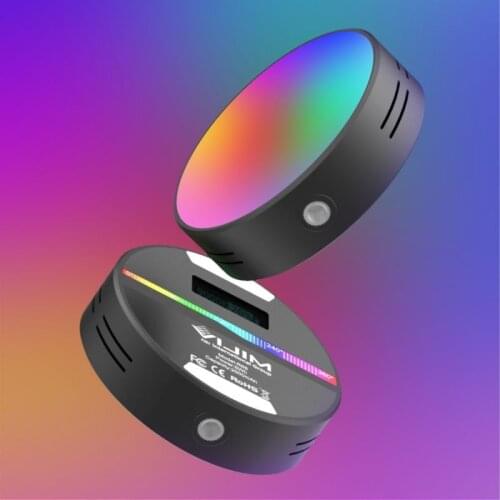 Ulanzi VIJIM R66 Mini RGB Video Light 66 LEDs 2500-9000K Full Color RGB Fill Light Magnetic Photography Shooting Light Beauty