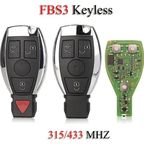 Kutery FBS3 VVDI Remote Smart Car Key For Benz FBS3 W221 W216 W164 W251 315/433Mhz Keyless Go BGA