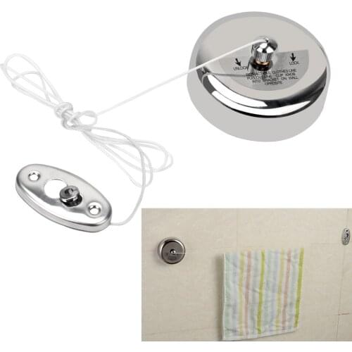 Laundry Hanger Stainless Steel Clothes Drying Rack Rope Portable Retractable Clotheslines Home Storage Clothes Dryer Organiser