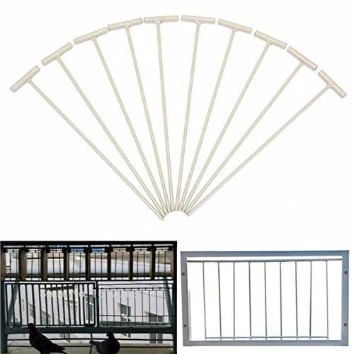 10pcs Pigeon Bird Entrance Trap One-way Window Door Curtain Iron T Bars trapdoor ridged and swing great
