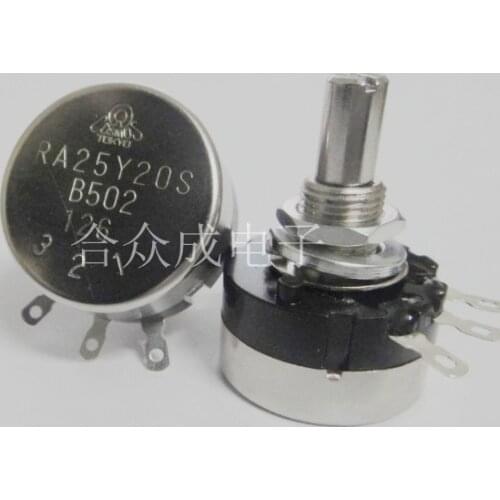 [VK] TOCOS RA25 RA25Y20S 1K 2K 5K 10K 20K single winding wire potentiometer switch