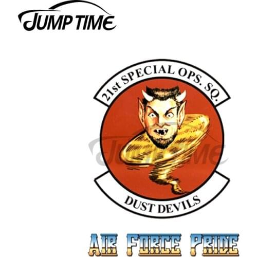Jump Time 13 x12cm For 21st Special Operations Squadron Air Force Pride Windows Decal Vinyl Car Stickers Waterproof Body For Car