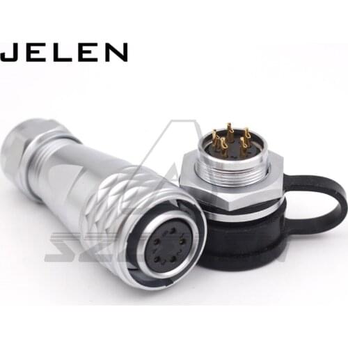 WEIPU SF1611/SF1612 5Pin IP68 Waterproof Circular Connector,Aviation Connector,5Pin Plug Socket connectors