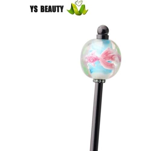 Traditional Japanese style glass beaded hairpin hairpin ornaments festival clothing disk hair hairpin China factory direct sales