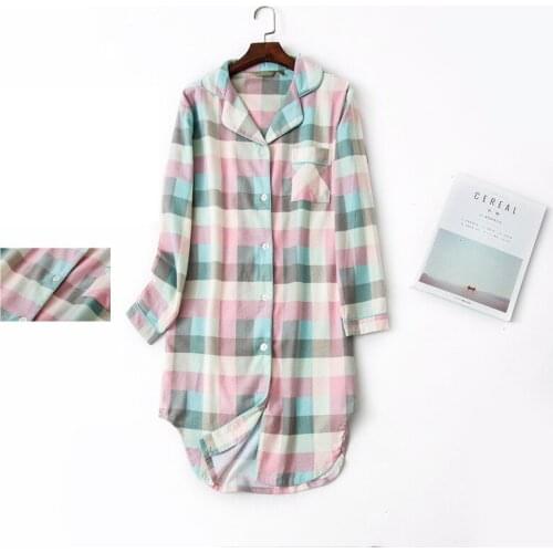 Ladies Sexy Night Dress Nighties Cute Sleepdress Cotton Silk Sleepdress Pijamas Nightdress Female Sleepwear Nightwear For Women