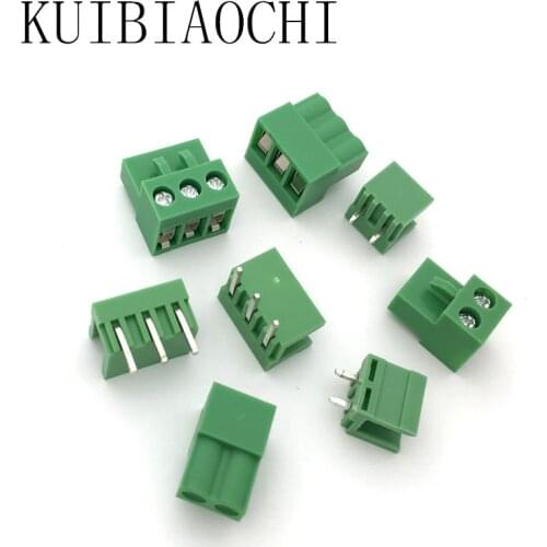 10 sets/LOT Terminal plug type 300V 10A ht5.08 5.08mm pitch connector pcb screw terminal blocks connector