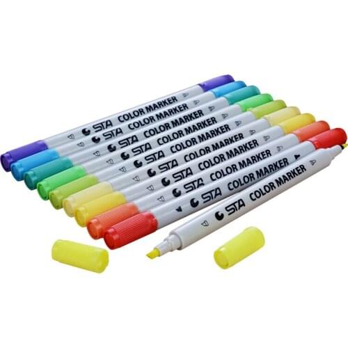 12/24/36/48 Colors Art Markers Watercolor Pen Set Profession Dual Tip Drawing Color Marker Pen Kids Graffiti Art Supplies